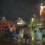 Argentine - concert juste au debut du deluge : dansons sous la pluie