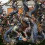 Viêt Nam - Statue de dragons en mosaïques