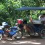 Cambodge - notre chauffeur tape sa sieste