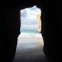 Nouvelle-Zélande - dans une grotte de tunnel beach