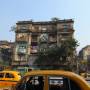 Inde - les yellow cab (taxi ambassador) - bâtiment