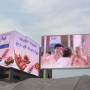 Thaïlande - ecran geant a bangkok