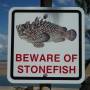 Australie - Stonefish Warning