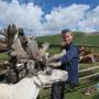 Mongolie - Réveil du matin: sel pour les rennes