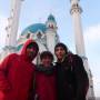 Russie - la mosquée de kazan avec max et lisa