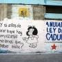Uruguay - Graff politique a Montevideo, avec Mafalda...