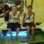 Thaïlande - Avec Julia, bain de pieds avec les poissons