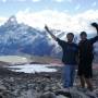 Argentine - En haut du Loma del Pliegue Tumbado, avec Andrew, un australien