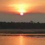 Cambodge - Couche de soleil a Kratie