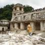 Mexique - Gaston qui se balade a Palenque