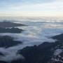 Bolivie - La mer de nuage, en haut du Huayna