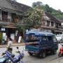 Laos - Une des rues principales du centre ville