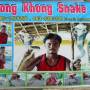 Thaïlande - affiche du spectaccle de serpent