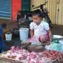 Cambodge - Petite bouchere