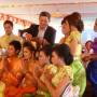 Cambodge - Cérémonie de la coupe de cheveux, symbolisant le passage à l