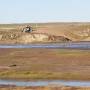 Mongolie - La riviere est en crue, impossible de passer! Big problem, ...