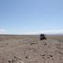 Mongolie - Je ne dépasse jamais les 200 km par jour ... pour au moins 7 h de conduite. La concentration est permanente.