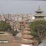 Népal - Kathmandu vu des toits de Durbar Square