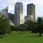 Australie - La ciry vue du jardin botanique