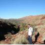 Australie - Yohann au dessus de la faille de Trephina Gorge