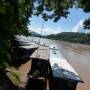 Laos - 1ere photo du Mekong avan croisiere