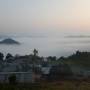 Laos - Lever de soleil sur village Akha