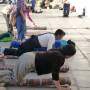 Chine - pèlerinage au Jokhang - reptation