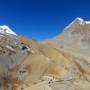 Népal - VUE du high camp Thorong La