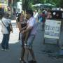 Argentine - Danceuse de tango avec un touriste