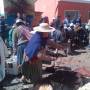 Bolivie - POTOSI - sacrifice de lama