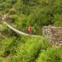 Népal - Le petit pont de bois (facon de parler)