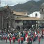 Pérou - Defile scolaire sur la place d armes