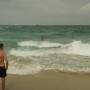 Panama - plage de Zapatillas côté pile...