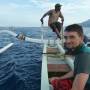 Indonésie - Sur un bateau de pêcheur