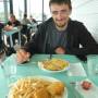 Nouvelle-Zélande - Fish and Chips et omelette aux alevins