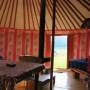 Mongolie - Première yourte - intérieur