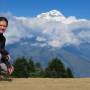 Népal - Poon hill avec le Dhaulagiri en arrière plan