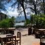 Cambodge - La terrasse de notre guesthouse a Kampot