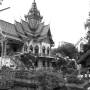 Thaïlande - Temple hors du centre NB