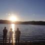 USA - Coucher de soleil sur le lac de Panguitch