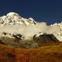 Népal - A gauche Annapurna south 7273m / A droit Fang 7647m