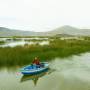 Pérou - Sur le bateau avant les iles Los Uros