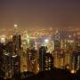 Hong Kong - vue de HK depuis Victoria Peak de nuit