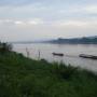 Thaïlande - Pirogues amenagees sur le Mekong