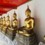 Thaïlande - rangee de bouddhas