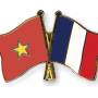 France - Drapeau France Vietnam
