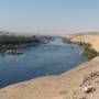 Égypte - Les berges du Nil; coté sable