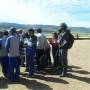 Bolivie - tel un cameleon, je me suis fondu dans les groupes scolaires pour suivre les explications... j´ai rien compris. 