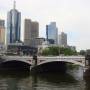 Australie - Vue de Melbourne, de Federation Square et de La Yarra (fleuve)