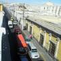 Pérou - Vue de la terrasse de notre hotel a Arequipa